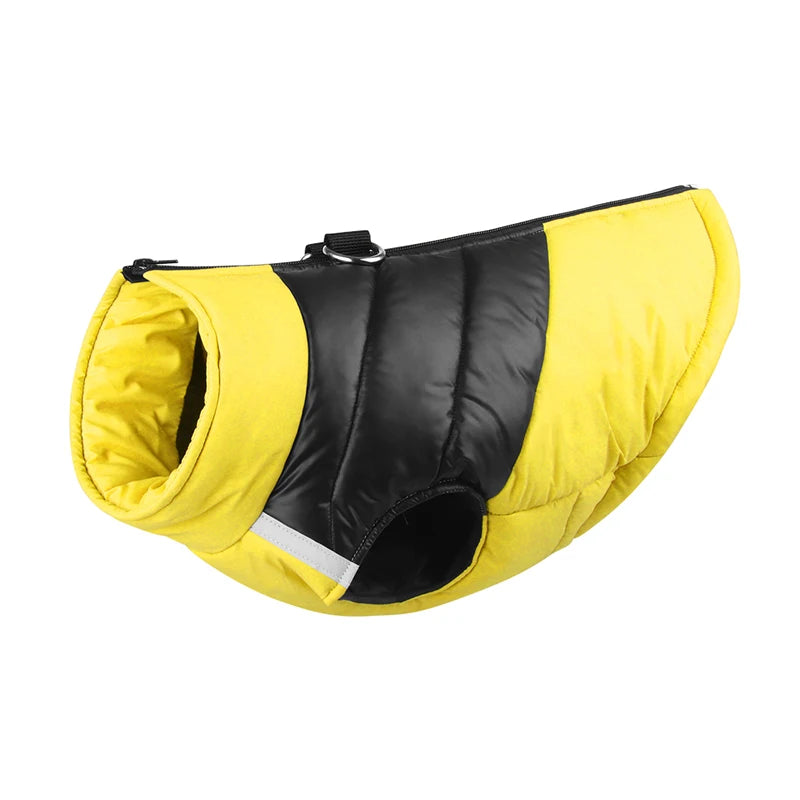 Color Block Dog Vest -  yellow