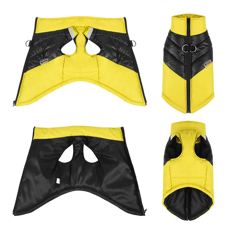 Color Block Dog Vest -  ywllow 2