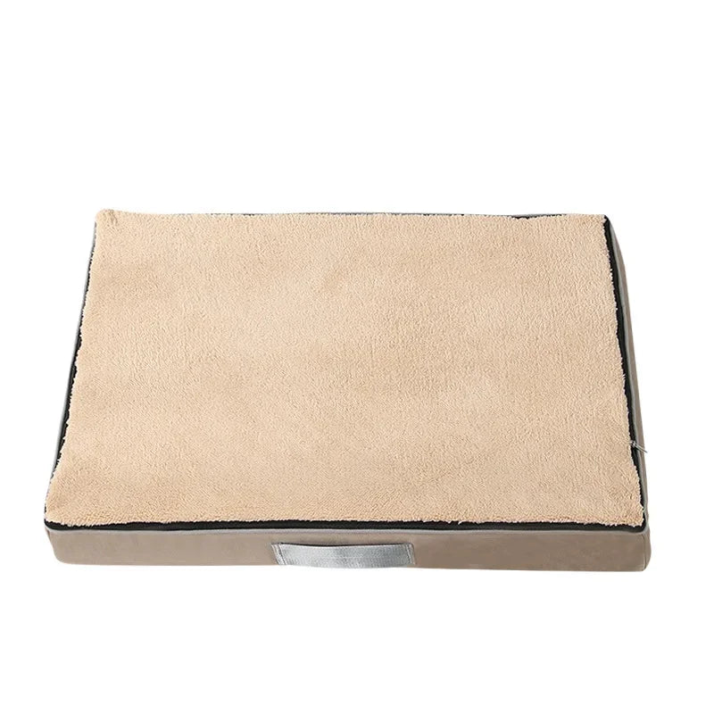 ComfortPaws Memory Foam Pet Bed - khaki