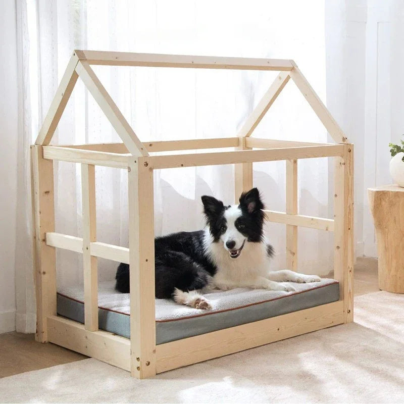 ComfortPaws Memory Foam Pet Bed - on a bed