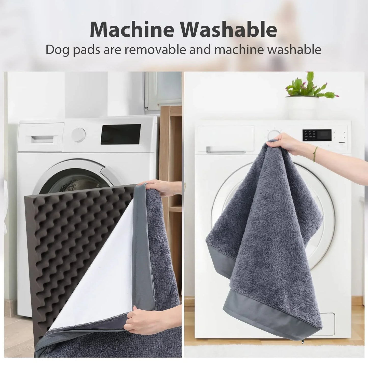 ComfortPaws Memory Foam Pet Bed - washable