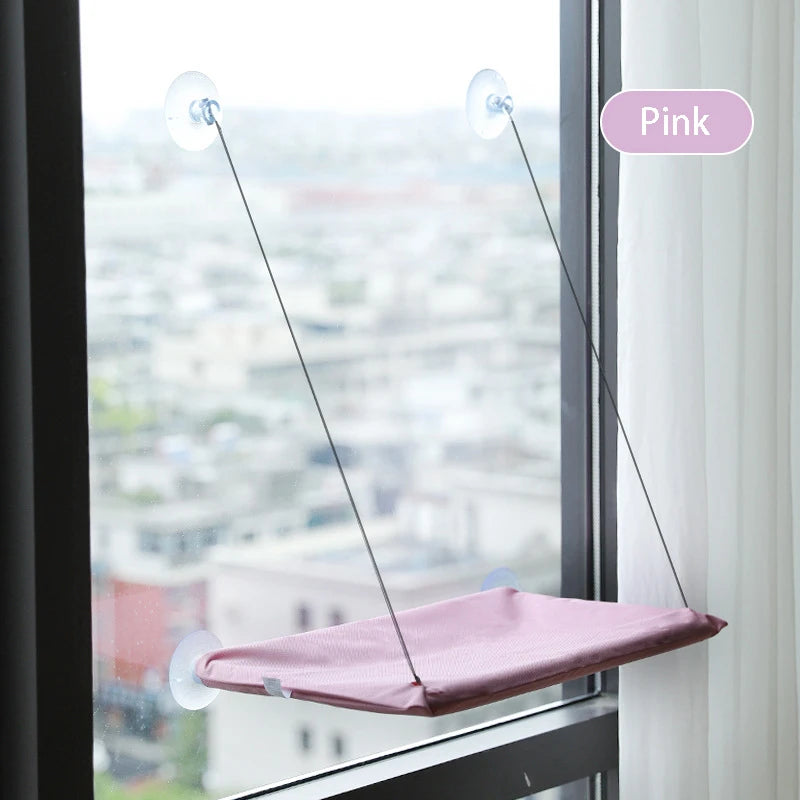 CozyCat Window Hammock - pink