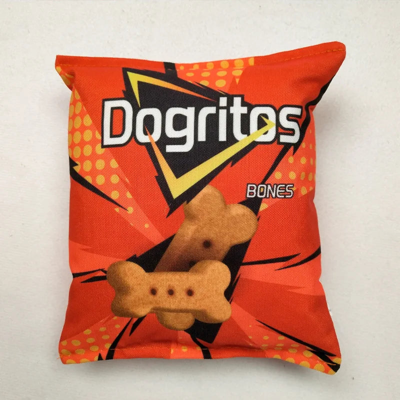 CrunchyPaws Dog Toys - Dogritos chipss