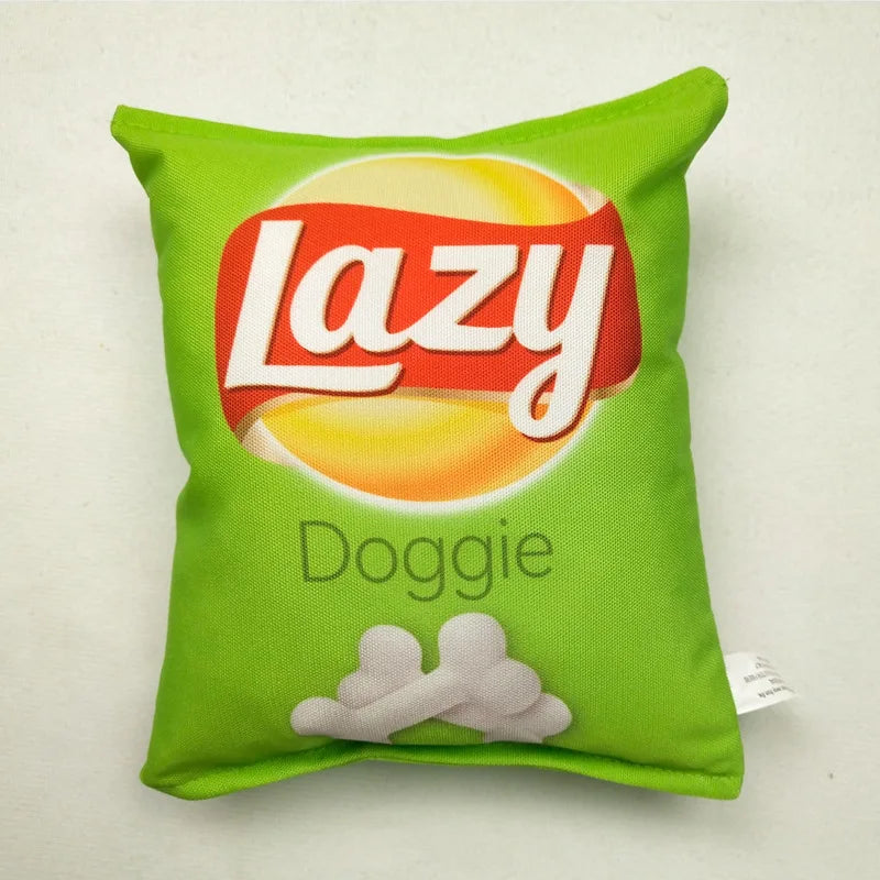 CrunchyPaws Dog Toys - Lazy chips