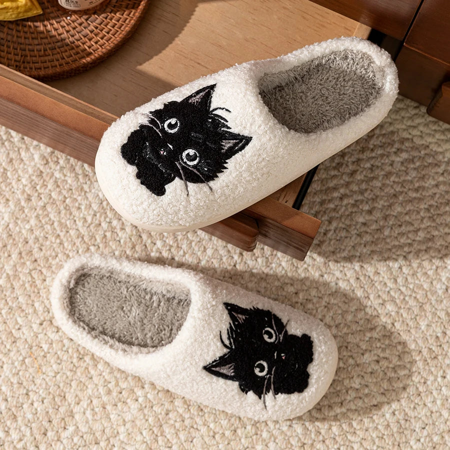 Mimi - Black Cat Slippers 2