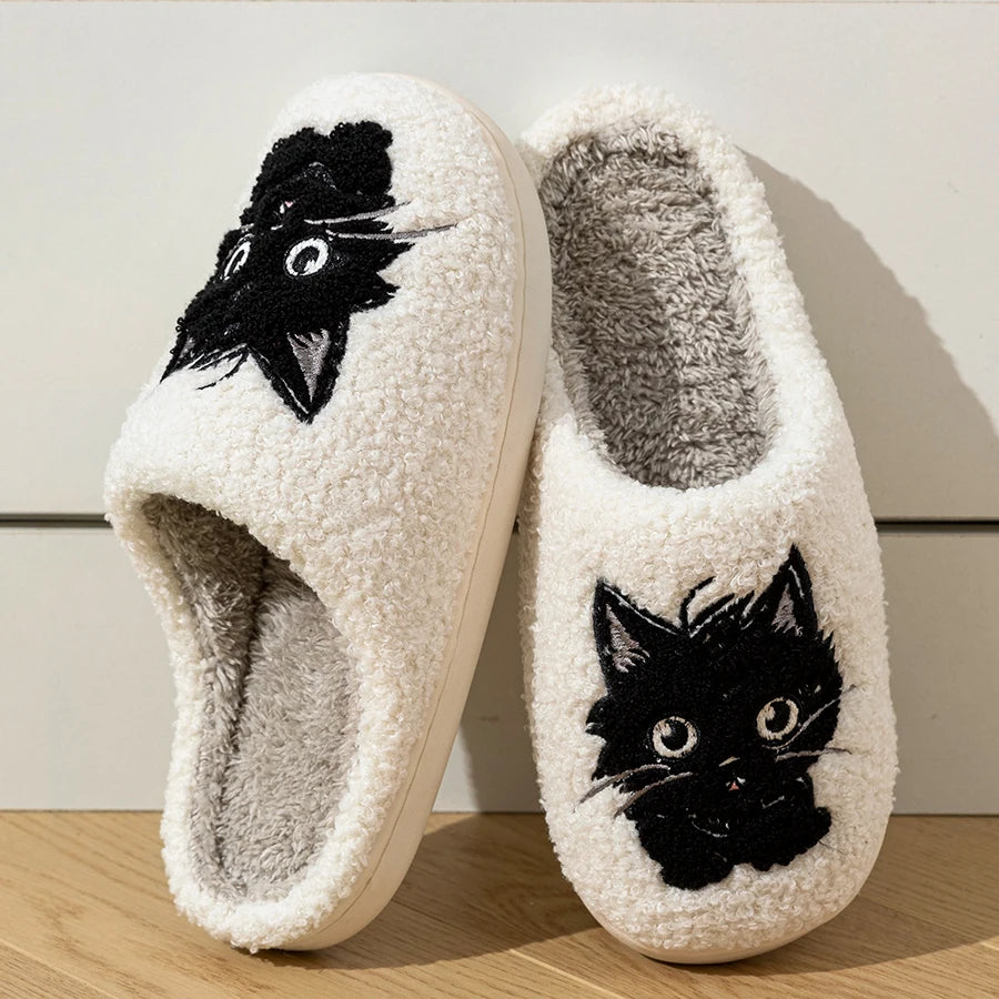 Mimi - Black Cat Slippers 4