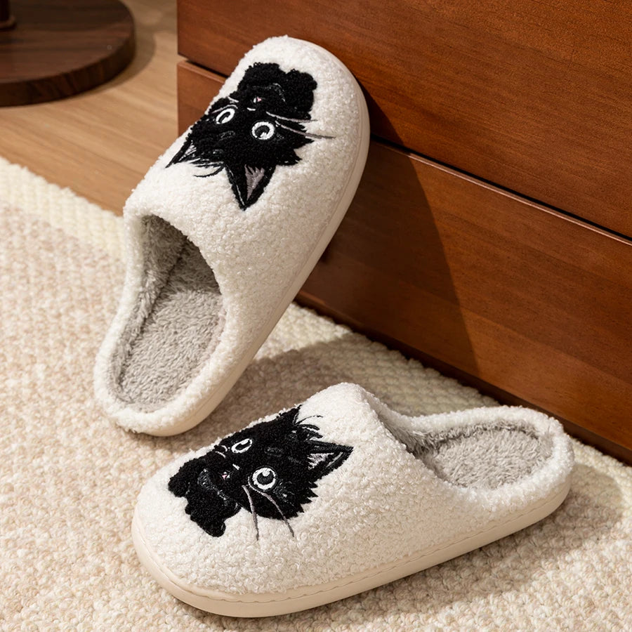 Mimi - Black Cat Slippers 5