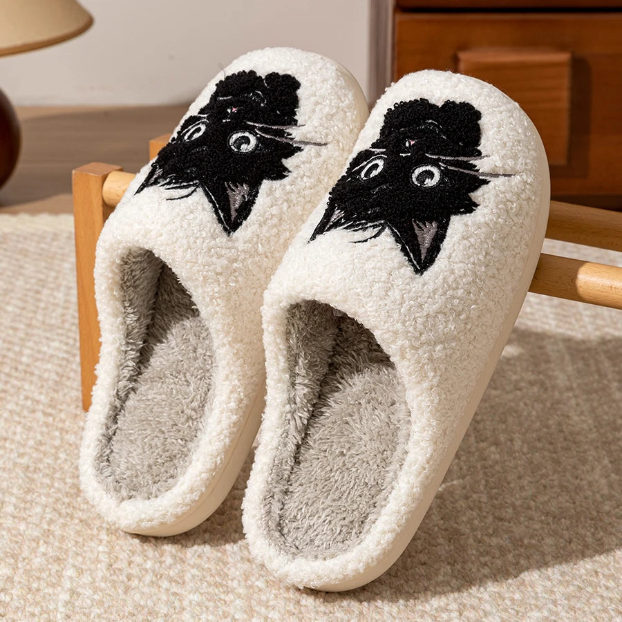 Mimi - Black Cat Slippers 6