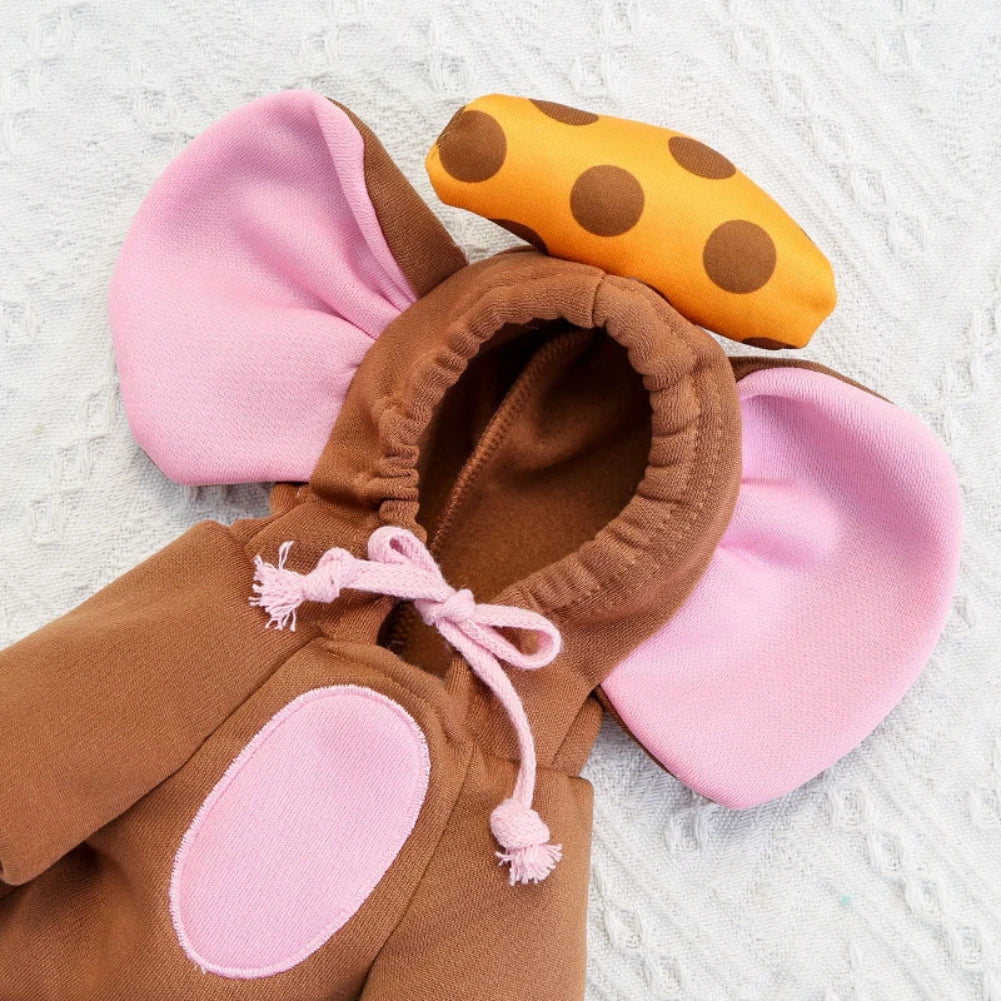 Mouse_Costume_for_Pets_-_brown_hood_finishing 2