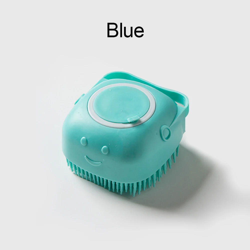 Pet Bath Time Massager - Blue