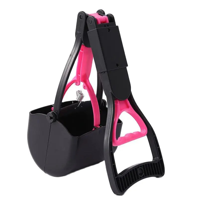 Heavy Duty Pooper Scooper - Pink (Foldable)