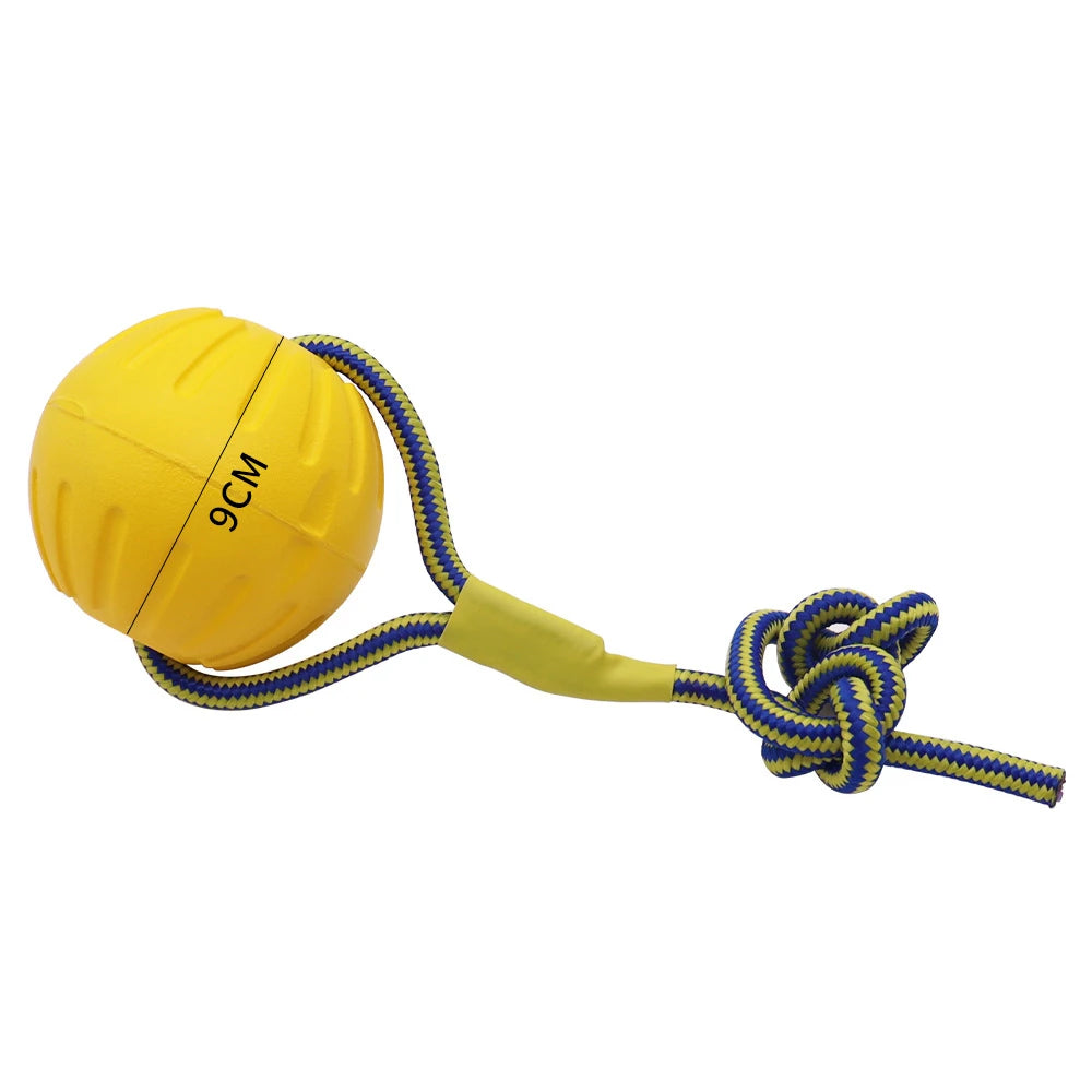 Tug-N-Ball Dog Toy - Size Large measurements