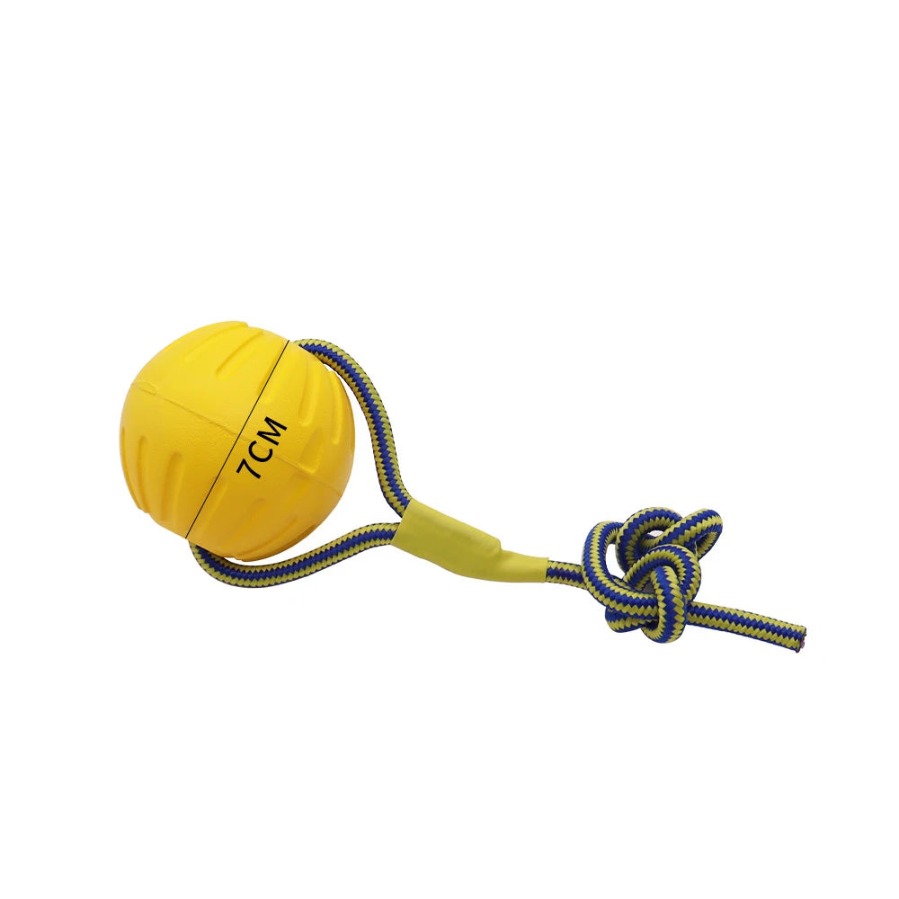 Tug-N-Ball Dog Toy - Size Small measurements