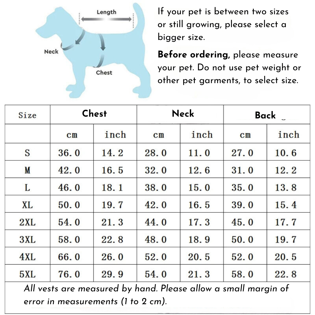 Color Block Dog Vest