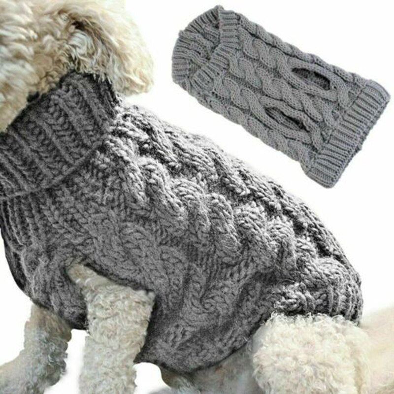 Cozy_Cable_Knit_Turtleneck_for_Pets - Grey