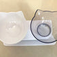 Cat-tastic Bowls - Transparent and White Bowls