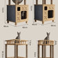 Double-Decker Cat Condo with Acrylic Nest - measurements