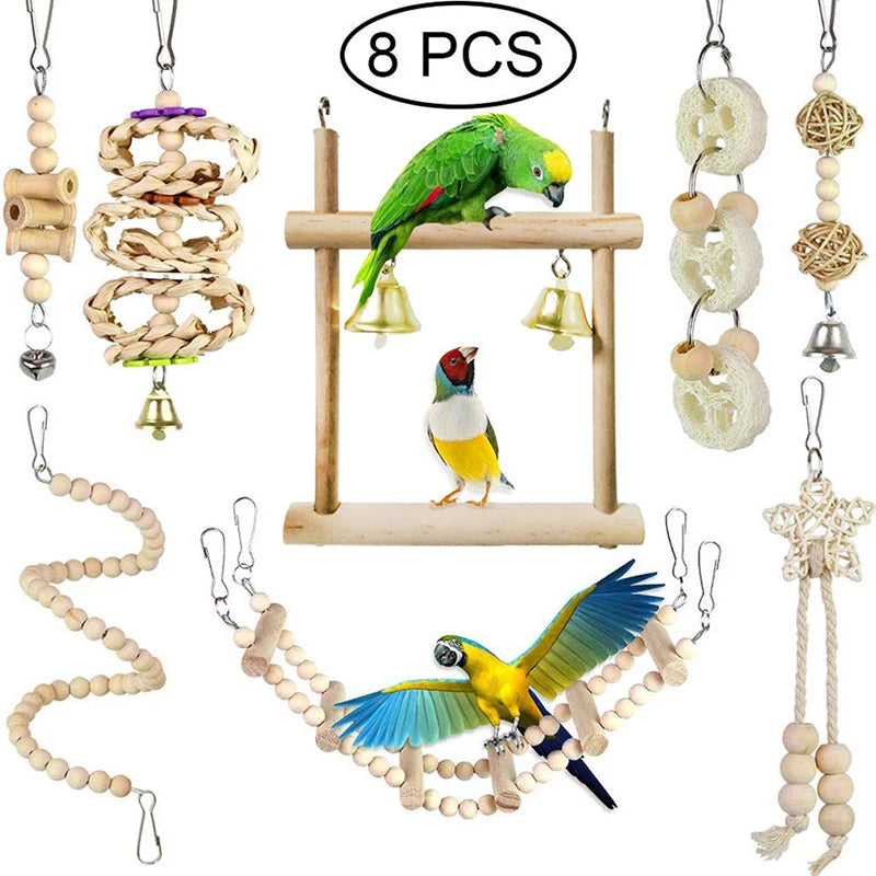 Bird Cage Toy Set