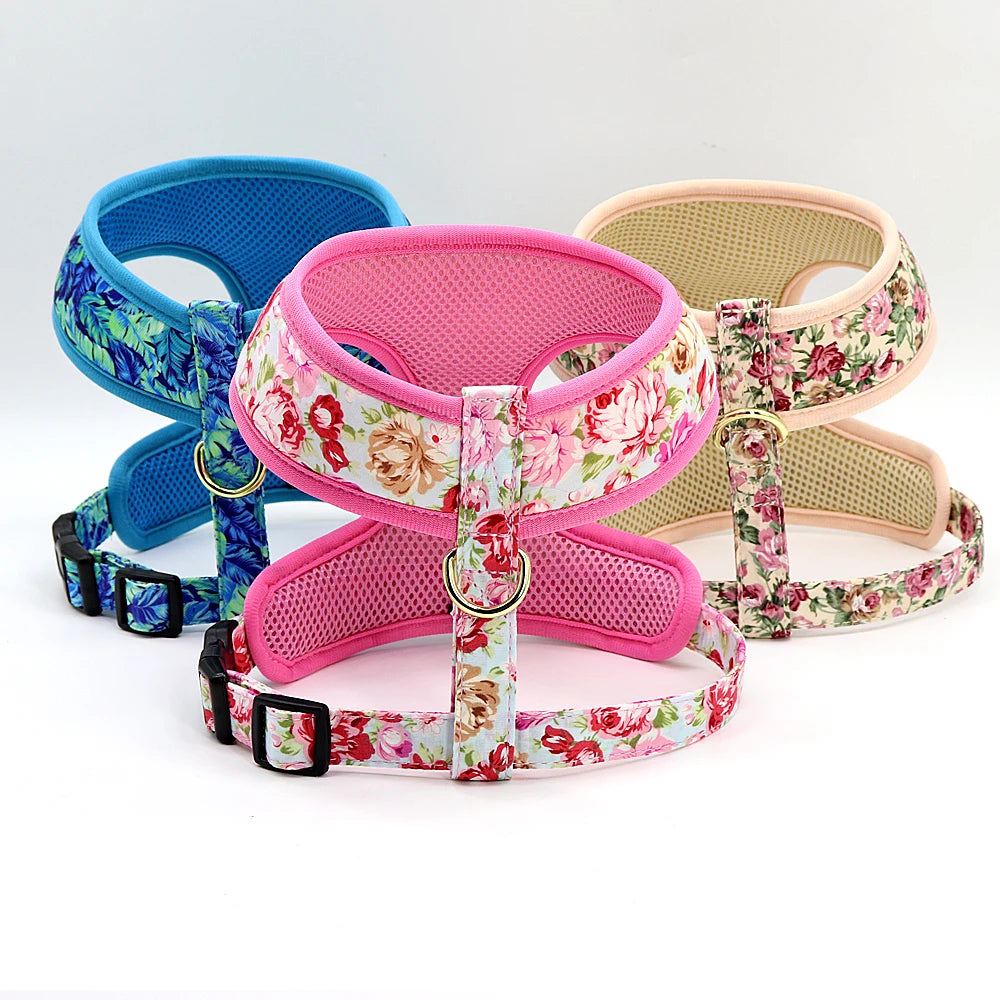 Floral Pet Harness