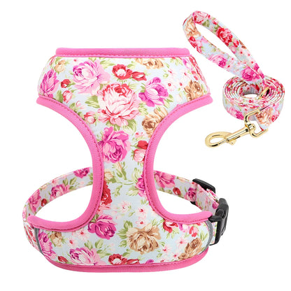 Floral Pet Harness