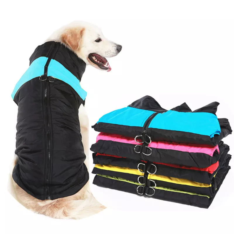 Two-Tone Puffer Vest for Pets - Pink