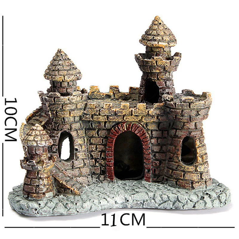 Castle Decoration for Aquariums - measurements 