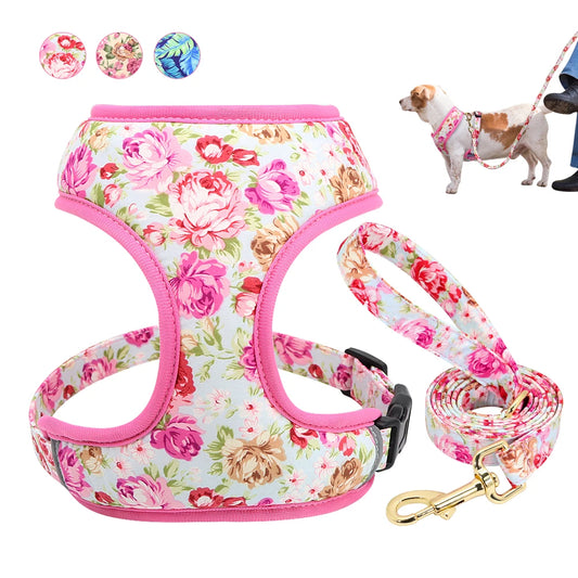 Floral Pet Harness