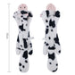 Crinkle Dog Squeaky Toy - Cow