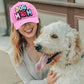 DOG MOM Embroidered Baseball Cap