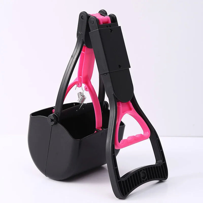 Heavy Duty Pooper Scooper - Pink (Foldable)