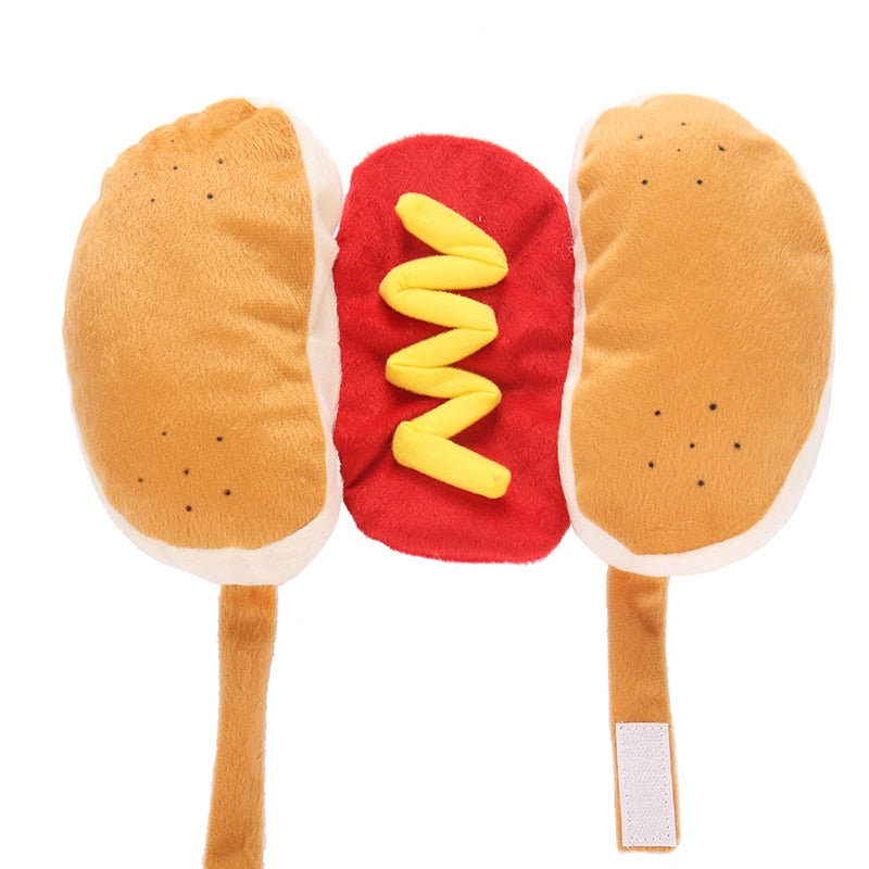 Pet Hot Dog Costume - back