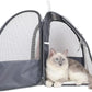 Pet Cat Bag Breathable Canvas Portable Cat Backpack Outdoor Travel Transport Bag For Cats Puppy Dog Carrying Pet Supplies