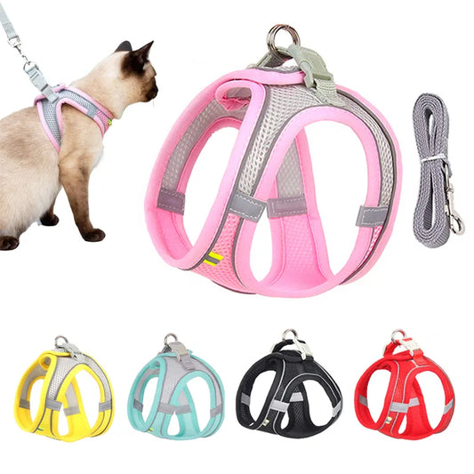 Escape Proof Cat Harness - Yellow