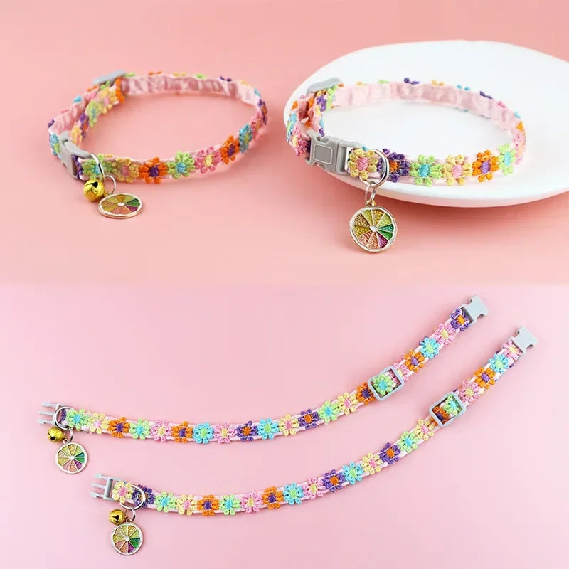 Lace Flower Pet Collar