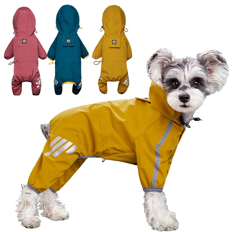 Reflective Dog Rainsuit