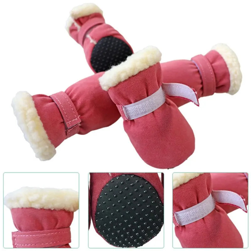 Cozy Dog Booties - features