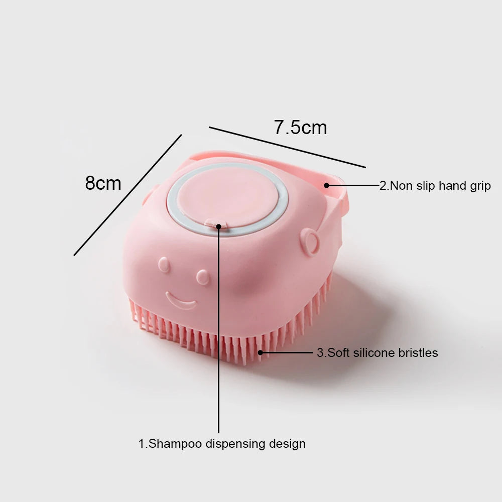 Pet Bath Time Massager - dimensions