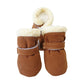 Cozy Dog Booties - brown