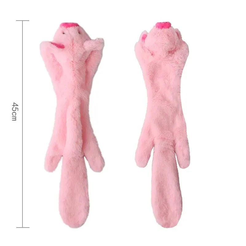 Crinkle Dog Squeaky Toy - Pig