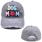 DOG MOM Embroidered Baseball Cap