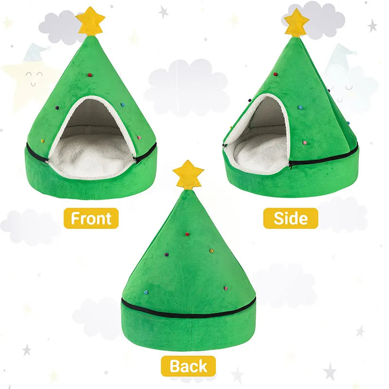 Christmas Tree Pet Bed