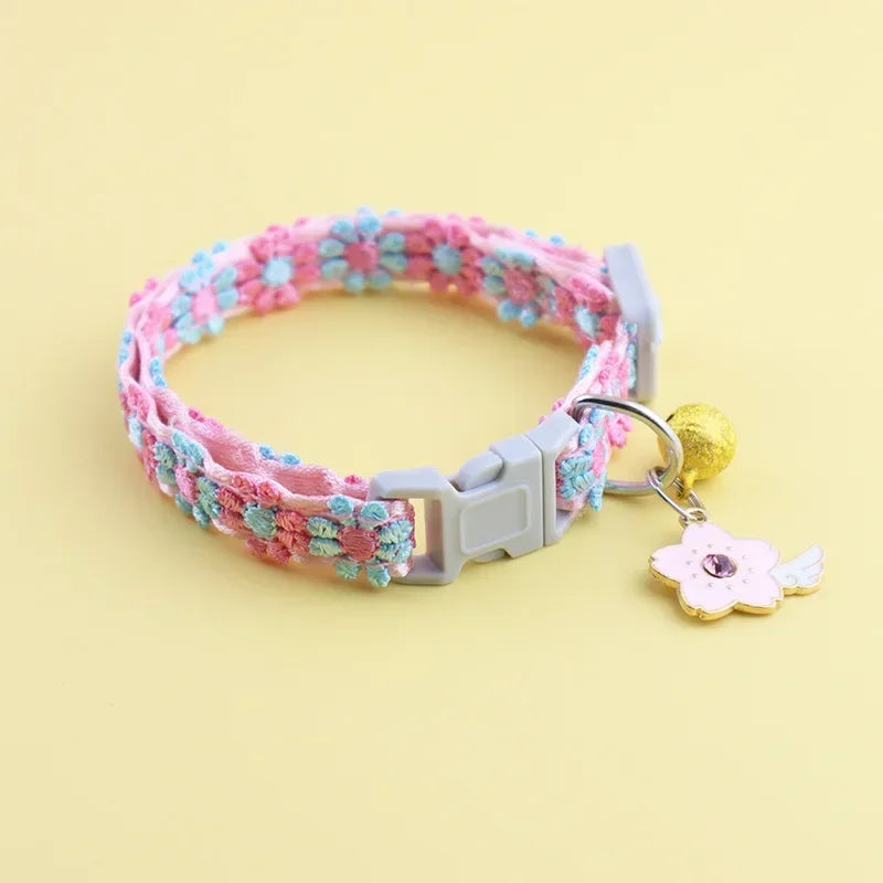 Lace Flower Pet Collar