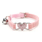 Heart Charm Pet Collar