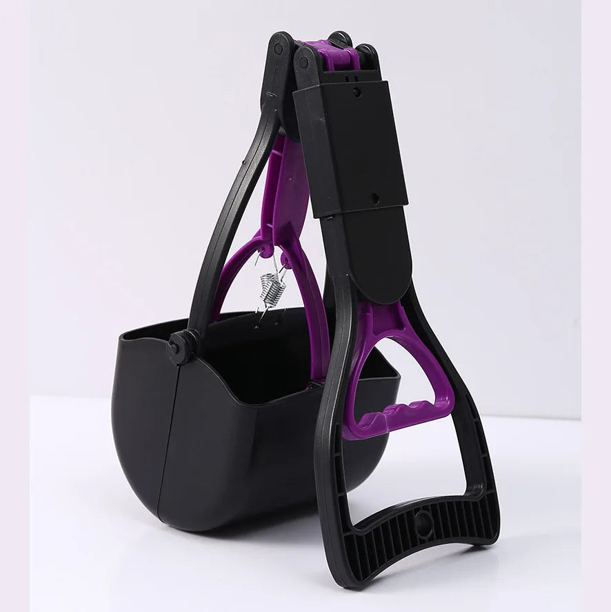 Heavy Duty Pooper Scooper - Purple (Foldable) 