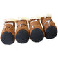 Cozy Dog Booties - bottom padding