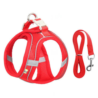 Escape Proof Cat Harness - Red