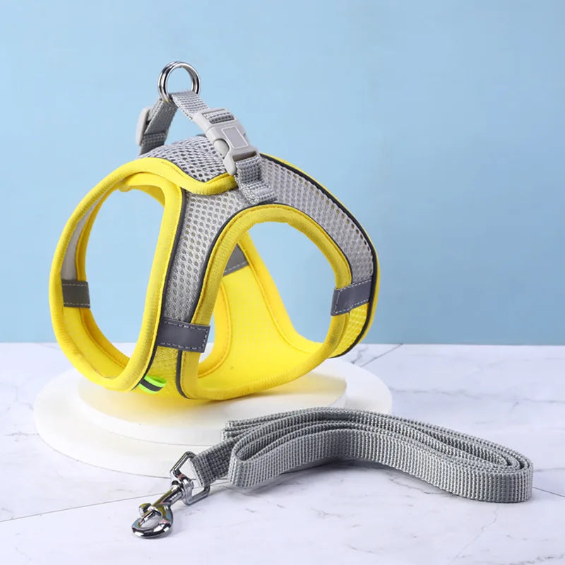 Escape Proof Cat Harness - Yellow