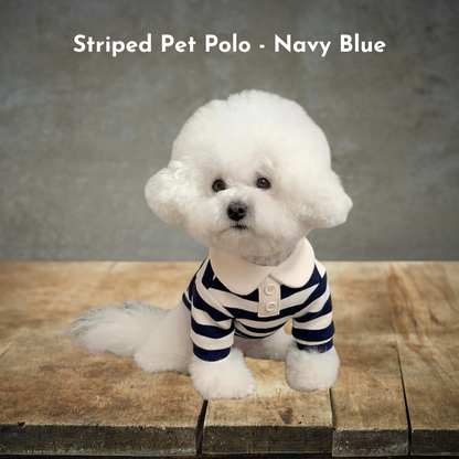 Striped Pet Polo