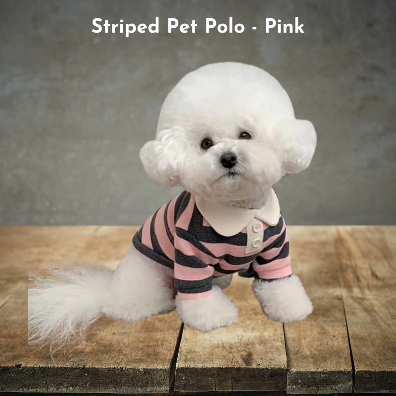 Striped Pet Polo