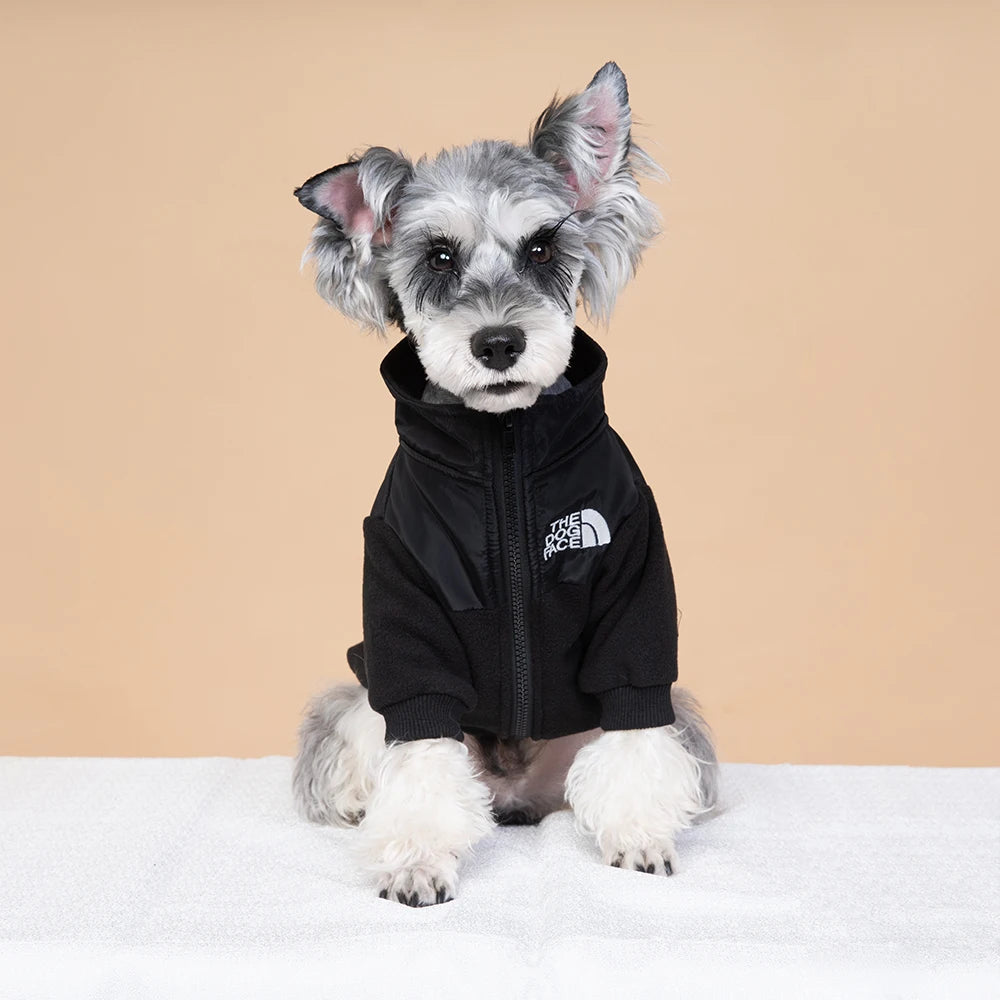 The Dog Face Polar Fleece  - black